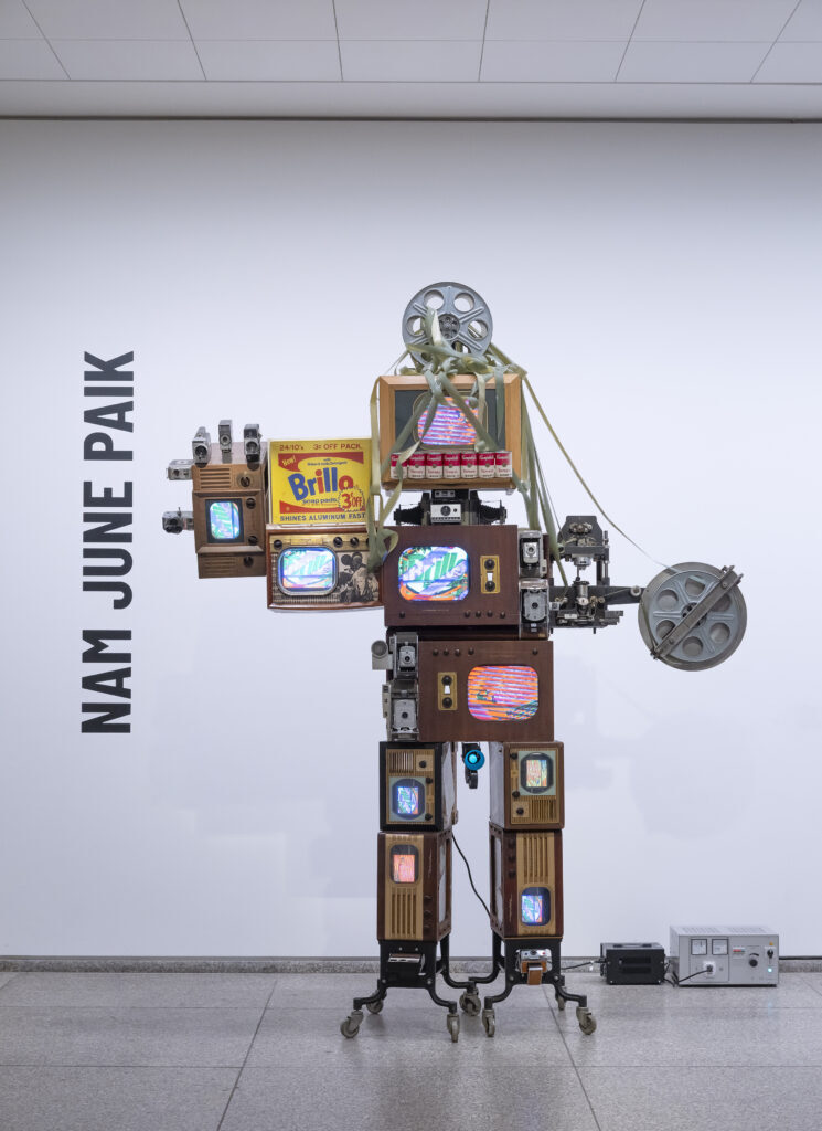 beeple regular animals: Nam June Paik, Andy Warhol Robot, 1994. Photograph by David von Becker / Neue Nationalgalerie.
