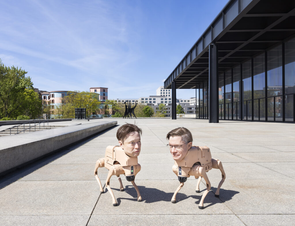 beeple regular animals: Beeple, Regular Animals, 2026, Neue Nationalgalerie, Berlin, Germany. Photograph by David von Becker / Neue Nationalgalerie.
