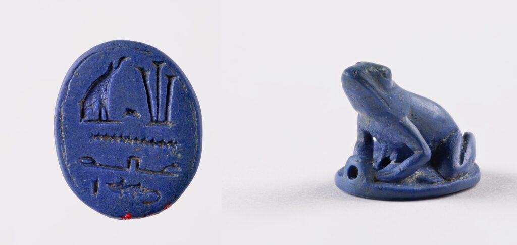 Book of the Dead: Frog Amulet, ca. 1390–1295 BCE, Brooklyn Museum, New York City, NY, USA.
