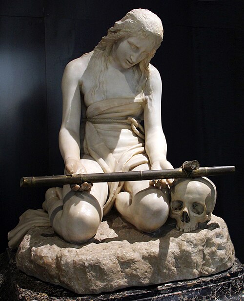 Canova and his World: Antonio Canova, Penitent Magdalene, 1793, Palazzo Doria-Tursi, Genoa, Italy. Photograph by Sailko via Wikimedia Commons (CC BY-SA 3.0).
