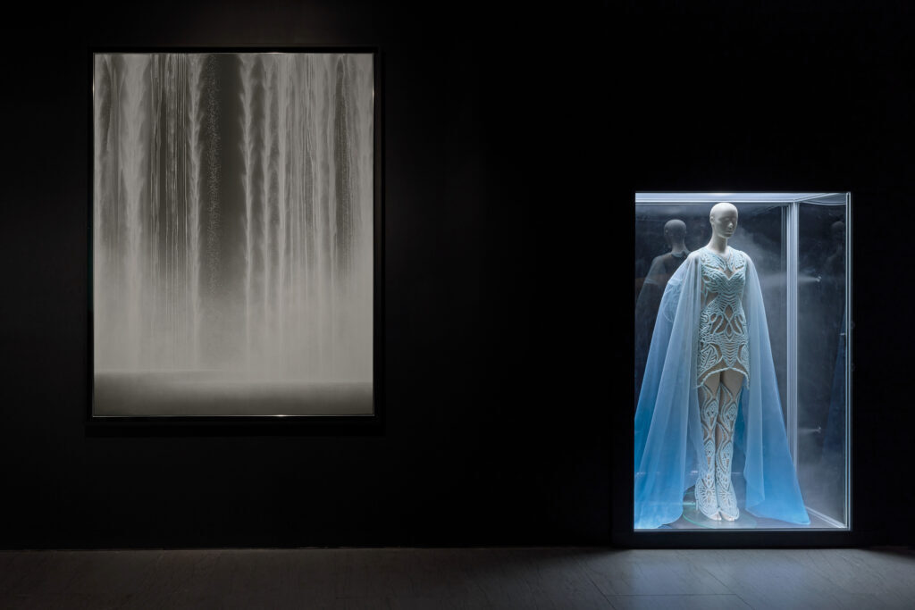 new york art week: Installation view Iris van Herpen: Sculpting the Senses, Brooklyn Museum, 2026. (Photo: On White Wall) Courtesy Brooklyn Museum.
