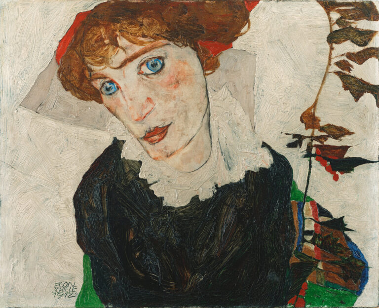Egon Schiele paintings: Egon Schiele, Portrait of Wally Neuzil, 1912, Leopold Museum, Vienna, Austria.
