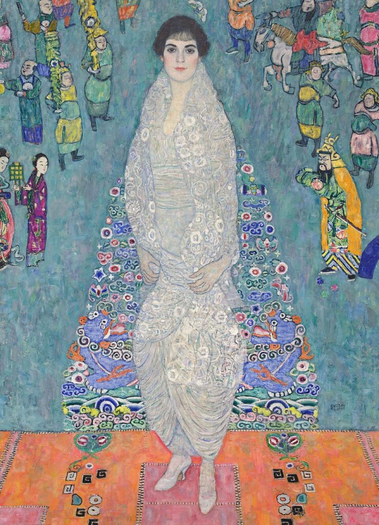 Portrait of Elisabeth Lederer: Gustav Klimt, Portrait of Elisabeth Lederer, 1914–1916, private collection. Wikimedia Commons (public domain).
