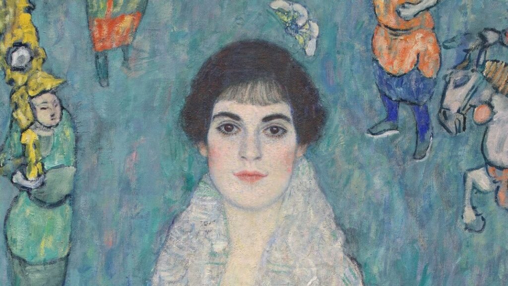 Portrait of Elisabeth Lederer: Gustav Klimt, Portrait of Elisabeth Lederer, 1914–1916, private collection. Wikimedia Commons (public domain).
