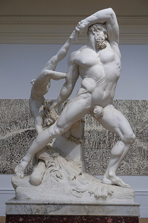 Canova and his World: Antonio Canova, Hercules and Lichas, c. 1796, Galleria Nazionale d’Arte Moderna, Rome Italy. Photograph by Daderot via Wikimedia Commons (public domain).
