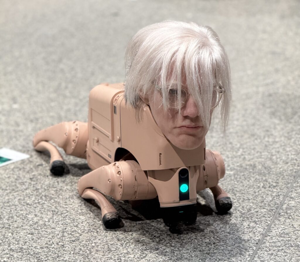 beeple regular animals: Beeple, Regular Animals, 2026, Neue Nationalgalerie, Berlin, Germany. Photograph by the author. Detail.
