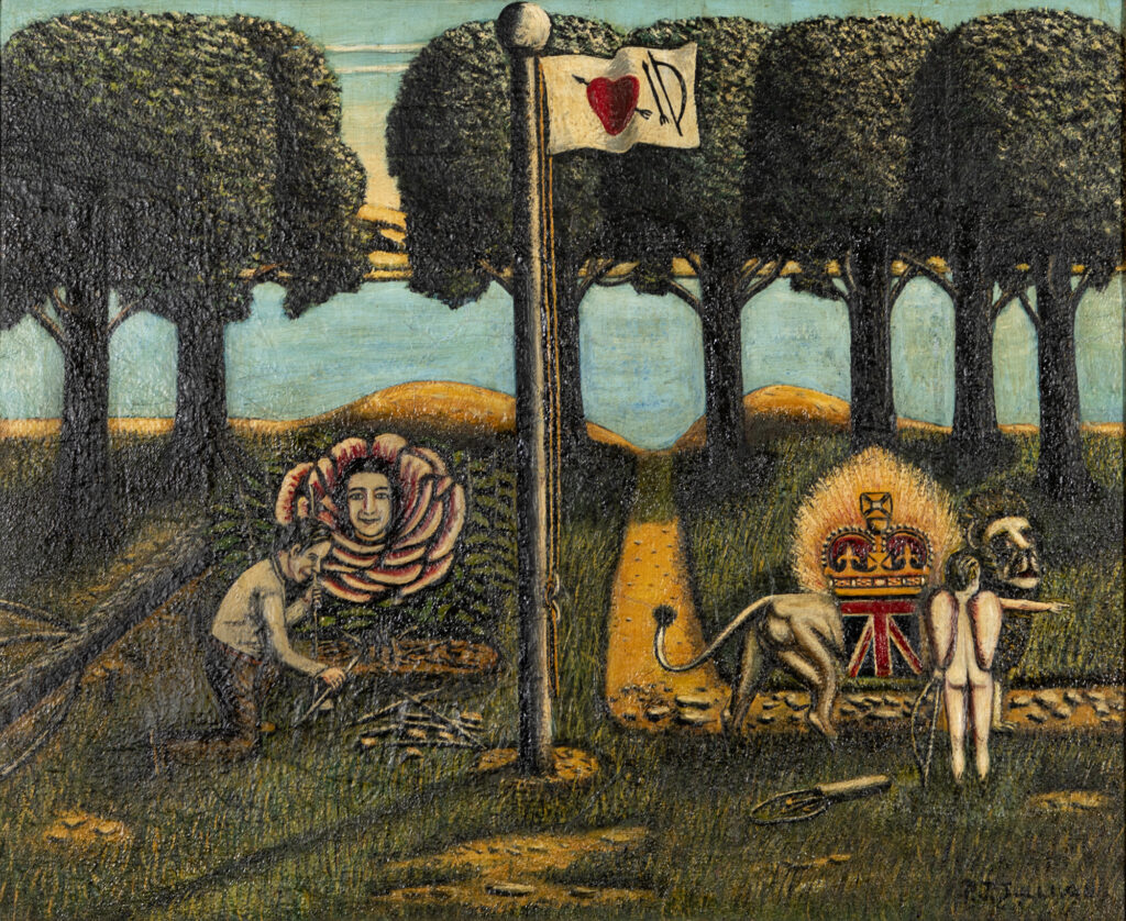 American Folk Art Museum: Patrick J. Sullivan, An Historic Event, Wheeling, West Virginia, 1937, oil on canvas, American Folk Art Museum, New York City, NY, USA. Gift of the Estate of Maria and Conrad Janis.
