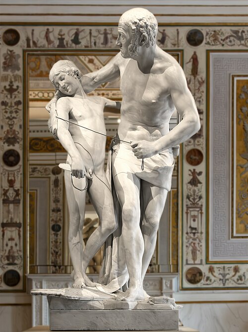 Canova and his World: Antonio Canova, Daedalus and Icarus, 1777–1779, Museo Correr, Venice, Italy. Photograph by Didier Descouens  via Wikimedia Commons (public domain).
