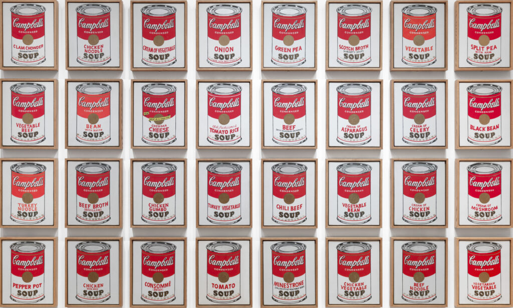 Andy Warhol Artworks: Andy Warhol in 10 Artworks: Andy Warhol, Campbell’s Soup Cans, 1962, Museum of Modern Art, New York City, NY, USA.
