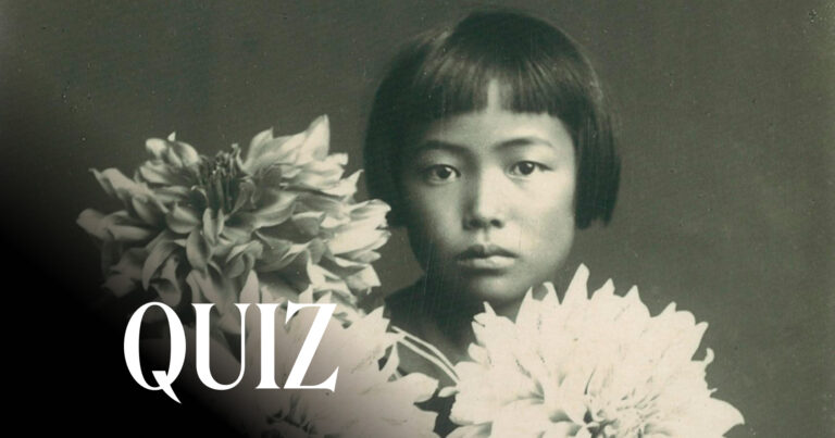 Photograph of the artist aged around 10, ca.1939. Mplus Magazine. Detail.
