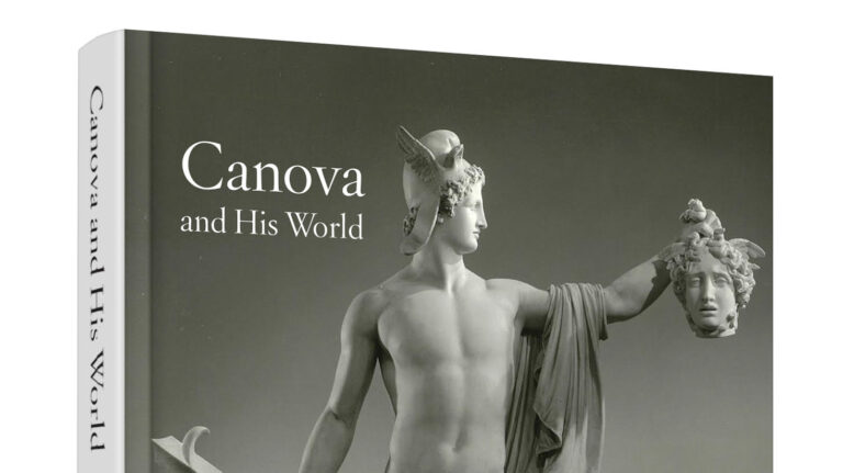 Canova and his World: Cover of Livio Pestilli, Canova and His World, Lund Humphries, 2026. Detail. Press materials.
