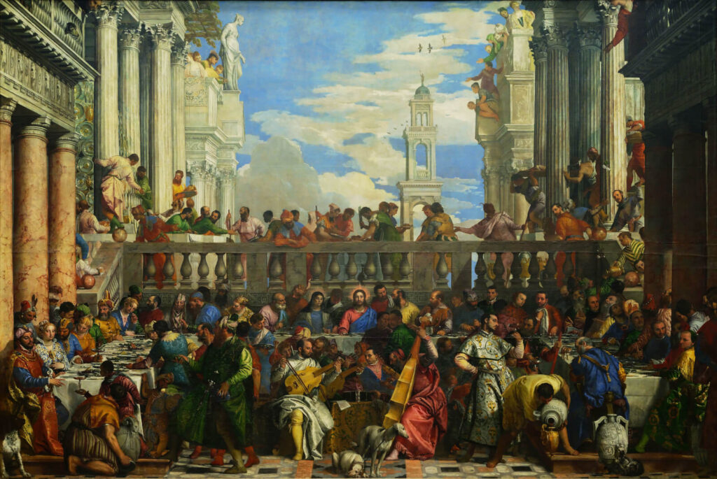 Wedding at Cana Veronese: Paolo Veronese, The Wedding at Cana, 1562–1563, Louvre, Paris, France.

