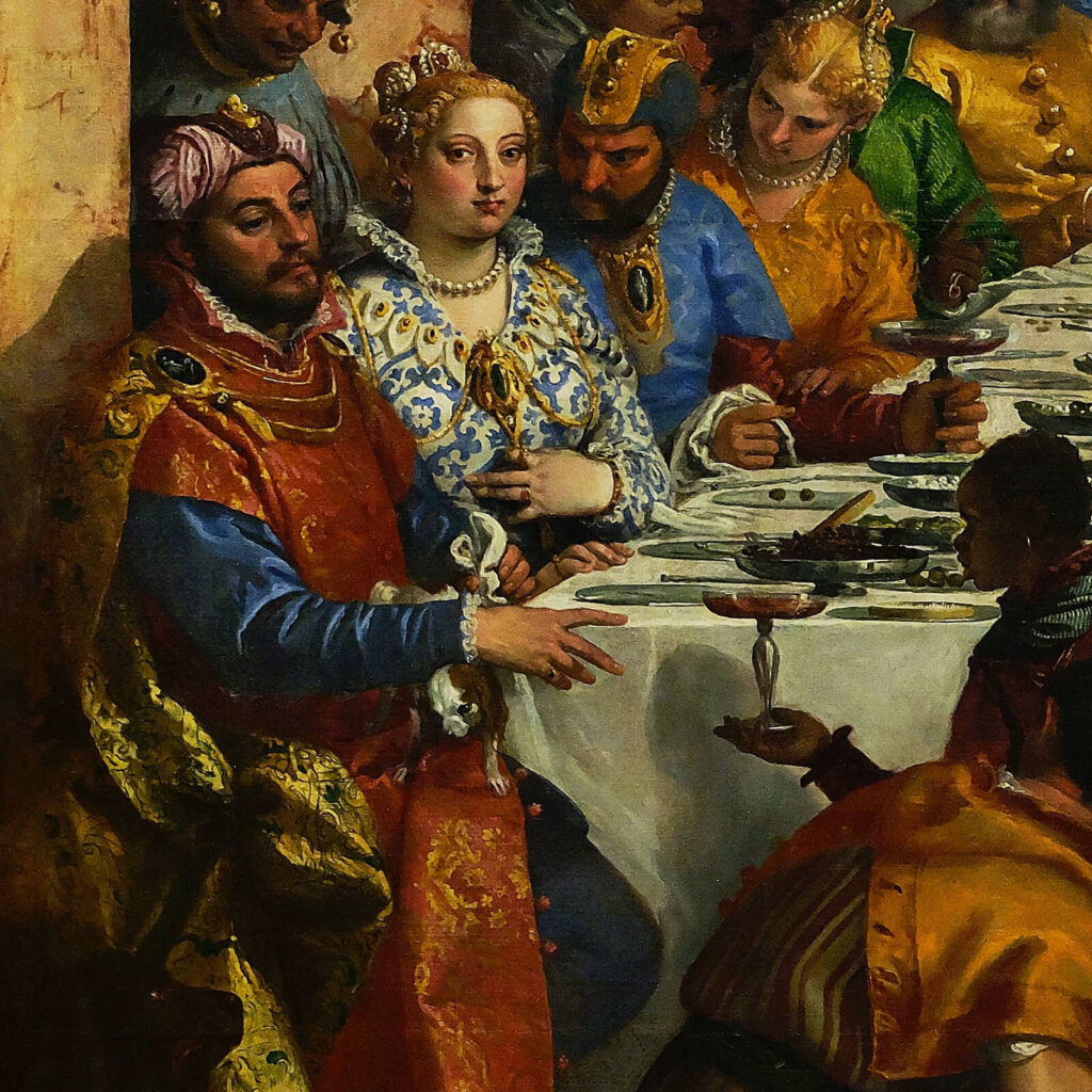 Wedding at Cana Veronese: Paolo Veronese, The Wedding at Cana, 1562–1563, Louvre, Paris, France. Detail.
