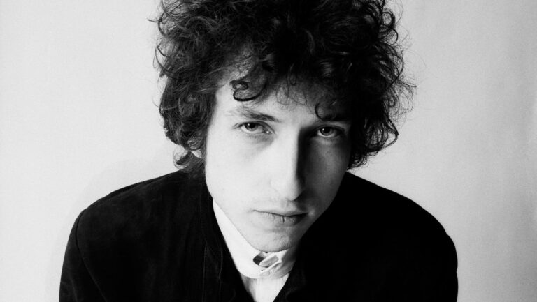 Bob Dylan art: Bob Dylan in 1966. Jerry Schatzberg/Columbia Records, via PR Newswire. The New York Times. Detail.
