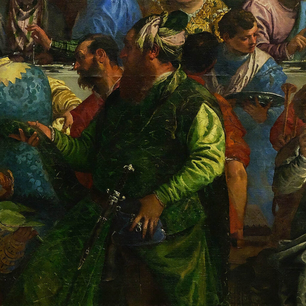 Wedding at Cana Veronese: Paolo Veronese, The Wedding at Cana, 1562–1563, Louvre, Paris, France. Detail.
