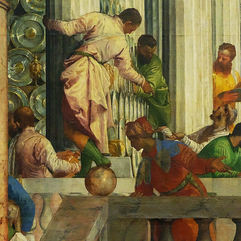 Wedding at Cana Veronese: Paolo Veronese, The Wedding at Cana, 1562–1563, Louvre, Paris, France. Detail.
