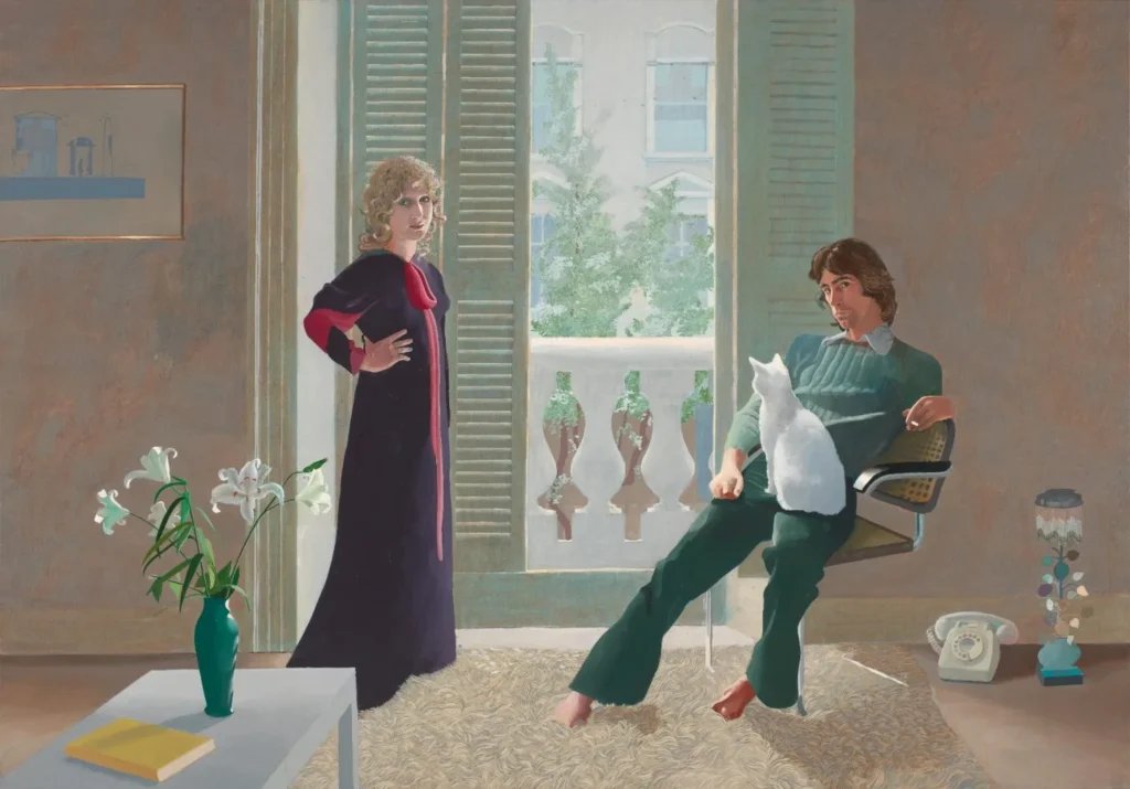 David Hockney artworks: David Hockney in 10 Artworks: David Hockney, Mr and Mrs Clark and Percy, 1970–1971, Tate Britain, London, UK.
