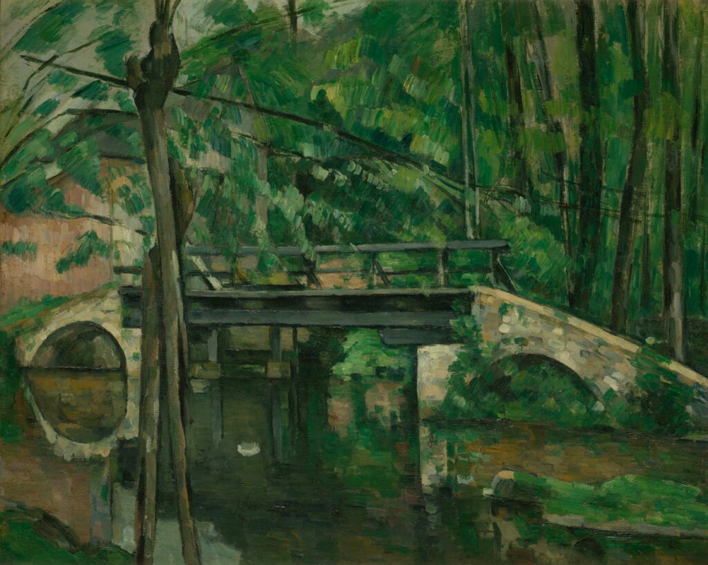 cassirer exhibition berlin: Paul Cézanne, The Bridge at Maincy, c. 1879, Musée d’Orsay, Paris, France. Press materials.
