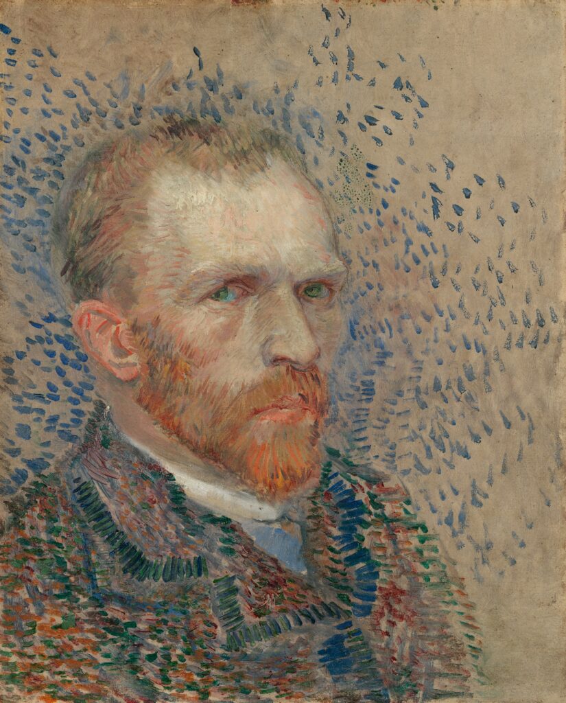 cassirer exhibition berlin: Vincent van Gogh, Self-Portrait, 1887, Van Gogh Museum, Amsterdam, Netherlands. Press materials.
