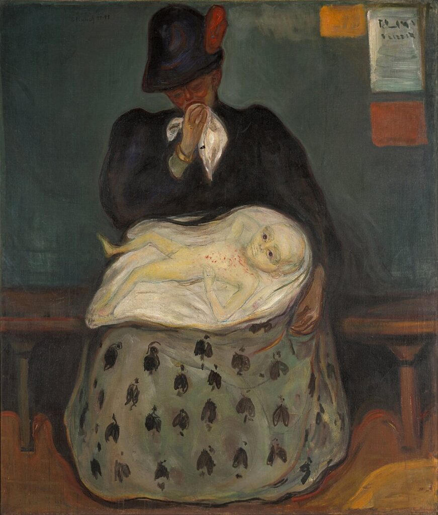 Victorian Syphilis: Edvard Munch, Inheritance, 1897–1899, Munch Museum, Oslo, Norway.
