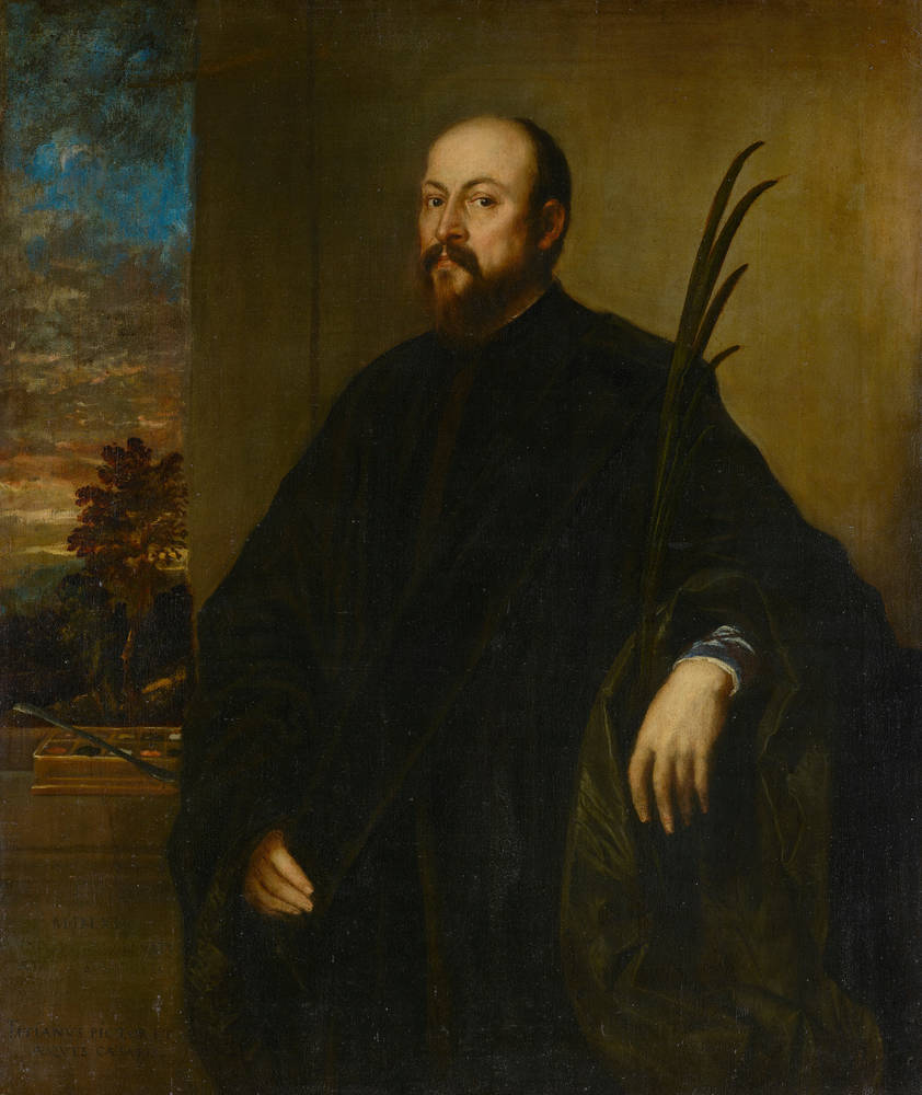Venetian colors: Titian, Portrait of a Man with a Palm, 1561–1562, Gemäldegalerie Alte Meister, Dresden, Germany. Museum’s website.
