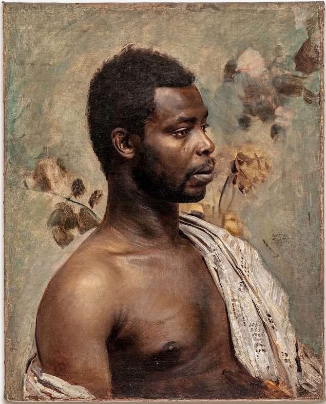 Gustav Klimt paintings: Gustav Klimt, Prince William Nii Nortey Dowuona, 1897, private collection. Wikipedia Commons (public domain).
