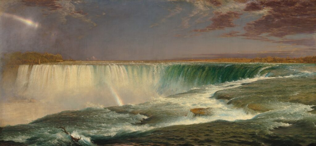 Frederic Edwin Church quiz: A painting by Frederic Edwin Church, 1857, National Gallery of Art, Washington, DC, USA.