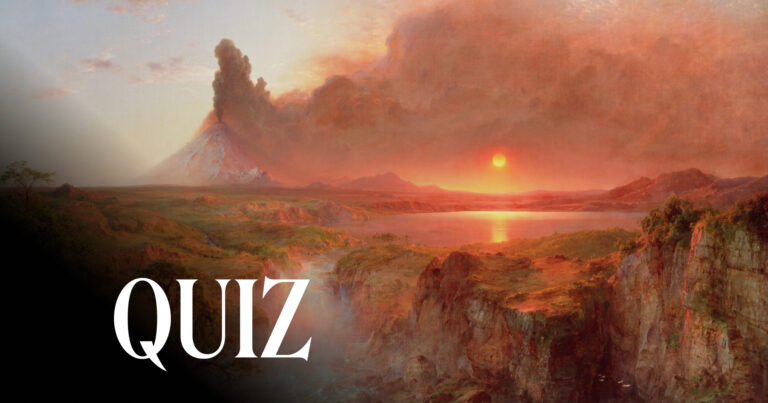 Frederic Edwin Church, Cotopaxi, 1862, Detroit Institute of Arts, Detroit, MI, USA. Detail.
