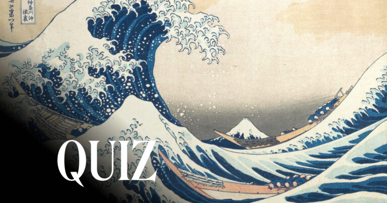 Hokusai, Under the Wave off Kanagawa, c. 1830–1832, Metropolitan Museum of Art, New York City, NY, USA. Detail.
