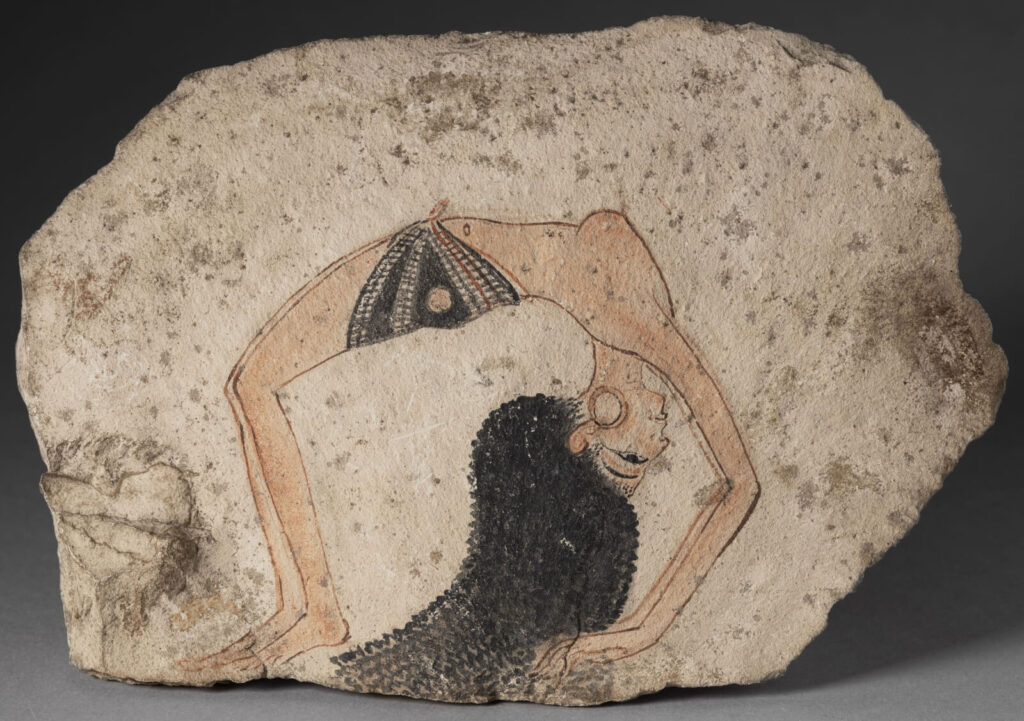 Ostracon of Dancer: Ostracon of a Dancer, ca. 1280 BCE, Museo Egizio, Turin, Italy. Museum’s website.
