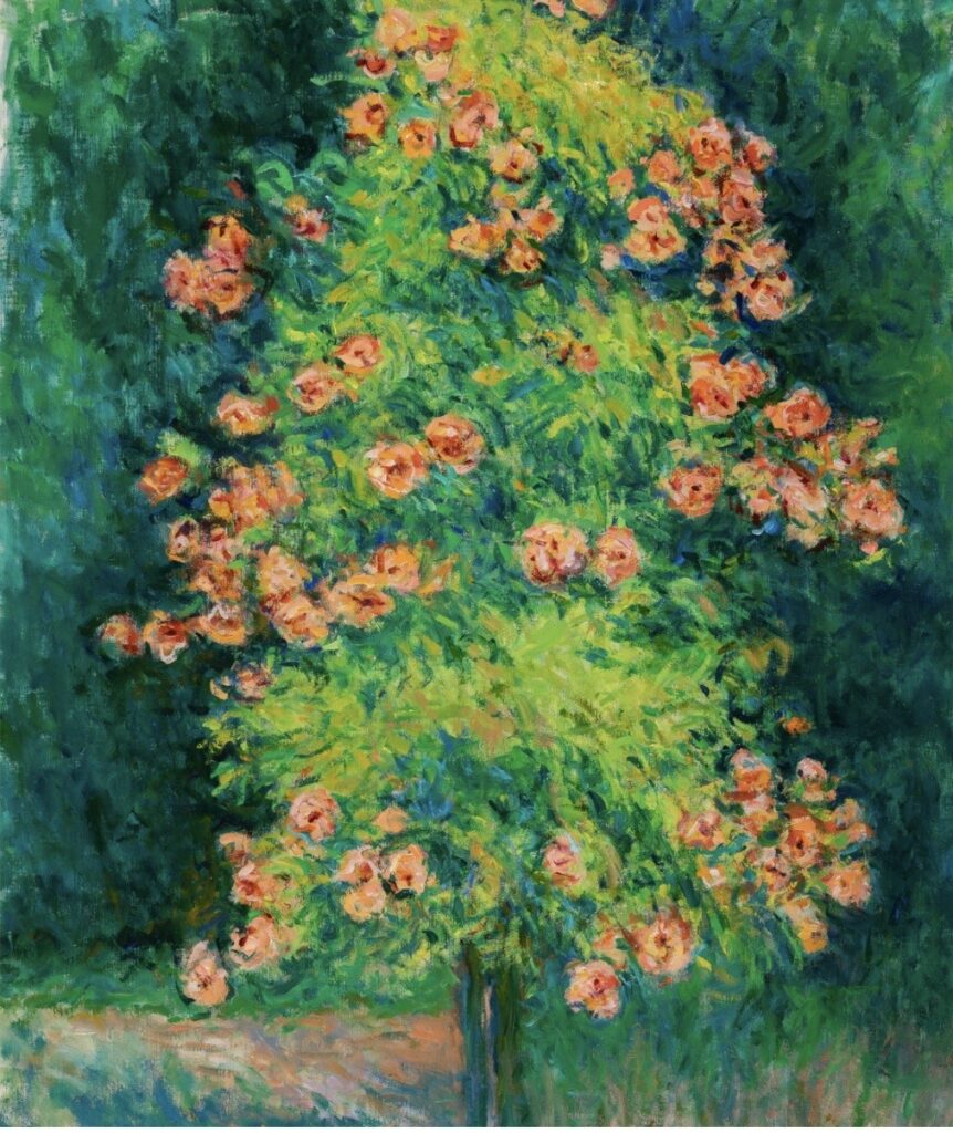 monet's daughter: Blanche Hoschedé-Monet, Le bégonia dans le jardin, 1947, private collection. Courtesy of ArtGiverny.
