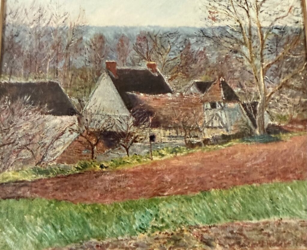 monet's daughter: Blanche Hoschedé-Monet, Vue de Giverny, 1889, private collection. Courtesy of ArtGiverny.
