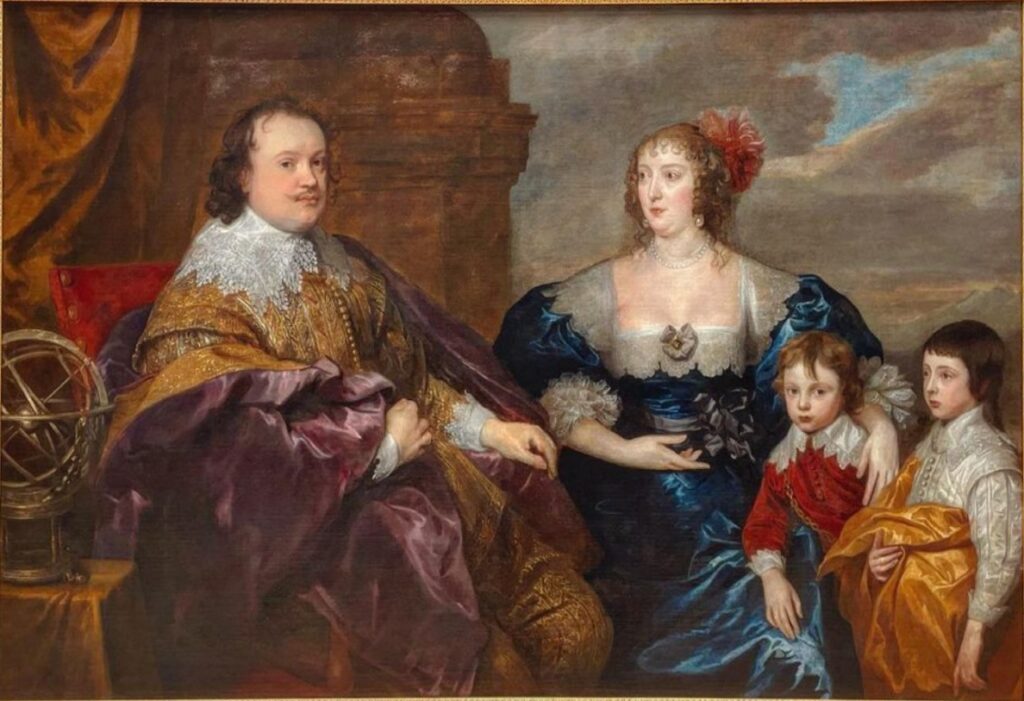 Venetia on Her Deathbed: Anthony van Dyck, Family Portrait of Sir Kenelm Digby and Lady Venetia Anastasia Stanley with Their Sons Kenelm and John, 1632–1633, private collection. Wikimedia Commons (public domain).
