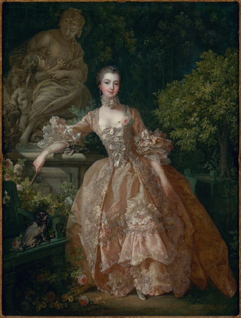 DailyArt Magazine birthday: François Boucher, Madame de Pompadour, 1759, Wallace Collection, London, UK.
