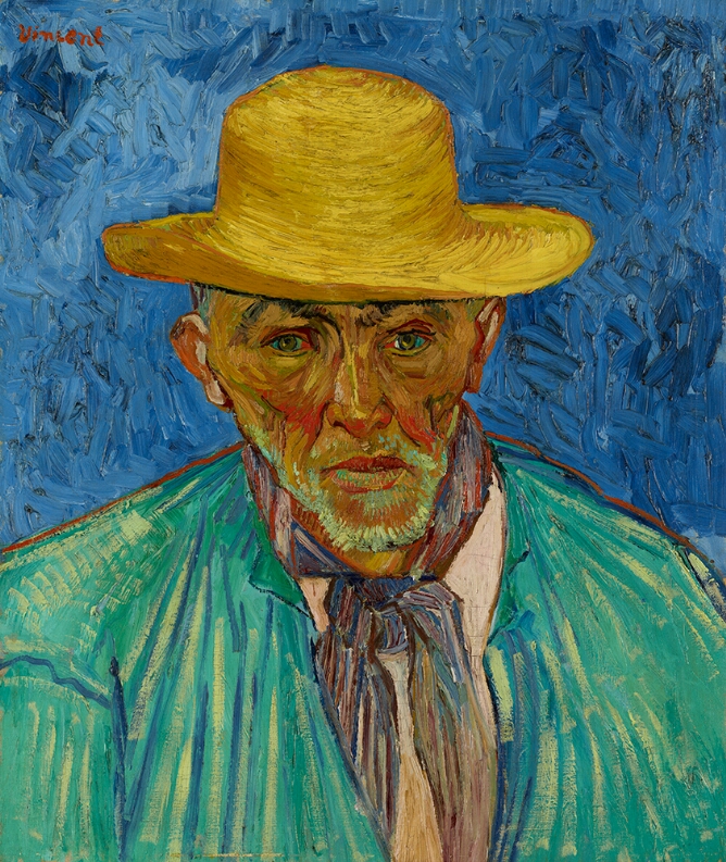 Van Gogh summer paintings: Vincent van Gogh, Portrait of a Peasant (Patience Escalier), 1888, Norton Simon Museum, Pasadena, CA, USA.
