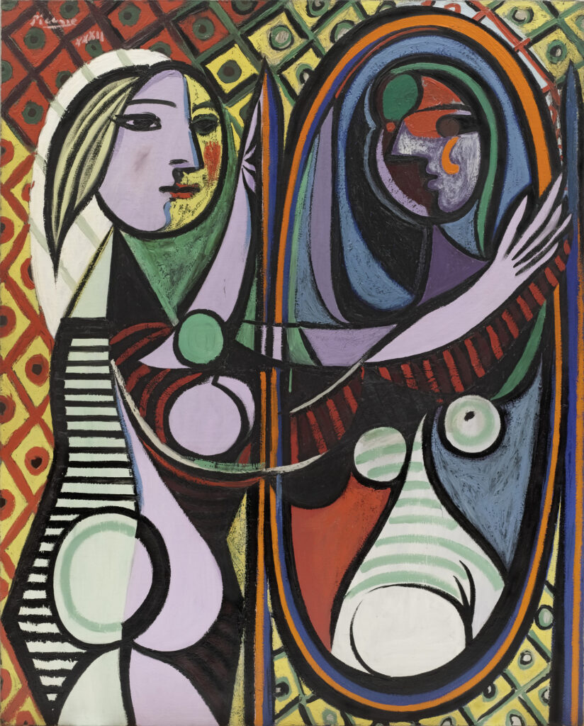 DailyArt Magazine birthday: Pablo Picasso, Girl Before a Mirror, 1932, Museum of Modern Art, New York City, NY, USA.
