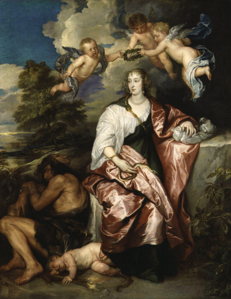 Venetia on Her Deathbed: Anthony van Dyck, Venetia, Lady Digby as Prudence, 1633–1634, National Portrait Gallery, London, UK. Wikimedia Commons (public domain).
