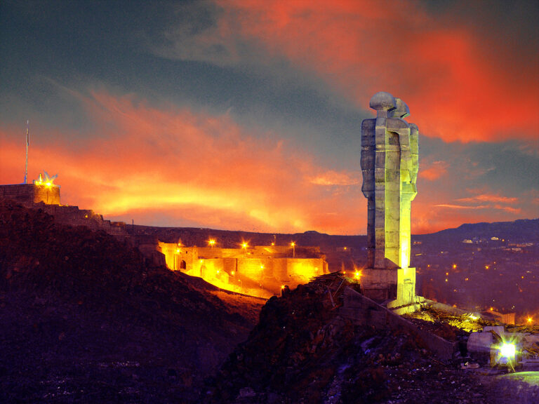 Monument to Humanity: Mehmet Aksoy, Monument to Humanity (under construction), Kars, Turkey. Artist’s website.
