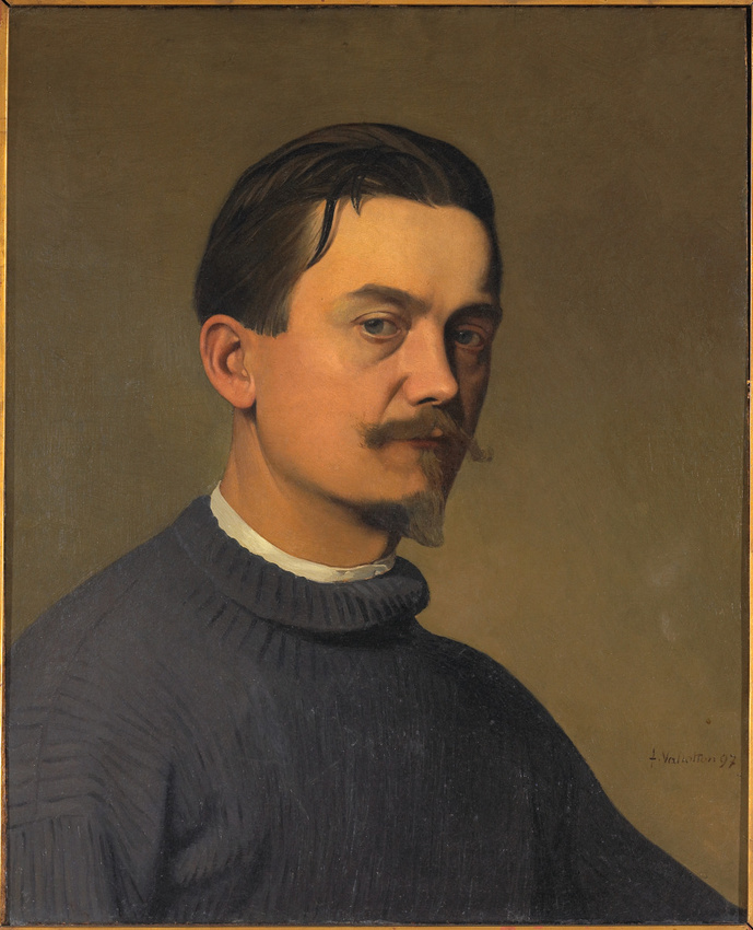 Dinner by Lamplight: Félix Vallotton, Self-Portrait, 1897, Musée d’Orsay, Paris, France. Museum’s website.

