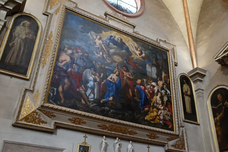 Bologna women artists: Elisabetta Sirani, Baptism of Christ, 1657, San Girolamo, Certosa di Bologna, Bologna, Italy. Pauls Bologna.
