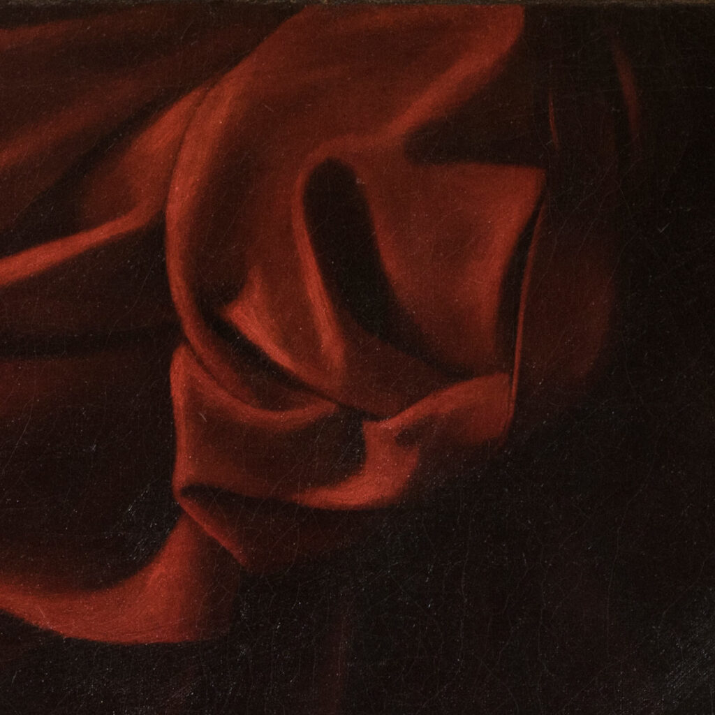 Caravaggio Judith and Holofernes: Caravaggio, Judith and Holofernes, ca. 1598–1602, Galleria Nazionale d’Arte Antica, Palazzo Barberini, Rome, Italy. Detail.
