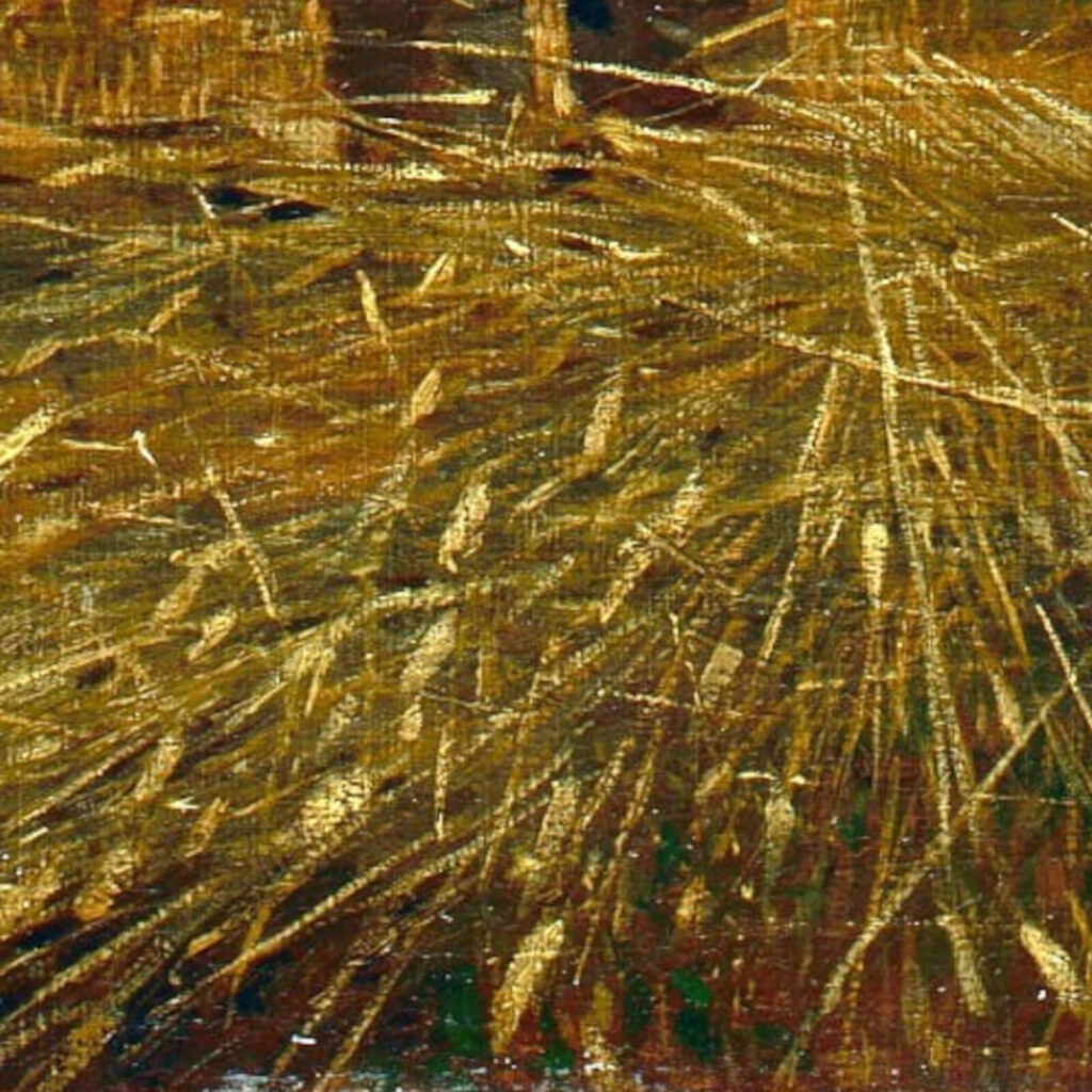 Veteran in a New Field: Winslow Homer, The Veteran in a New Field, 1865, Metropolitan Museum of Art, New York City, NY, USA. Detail.
