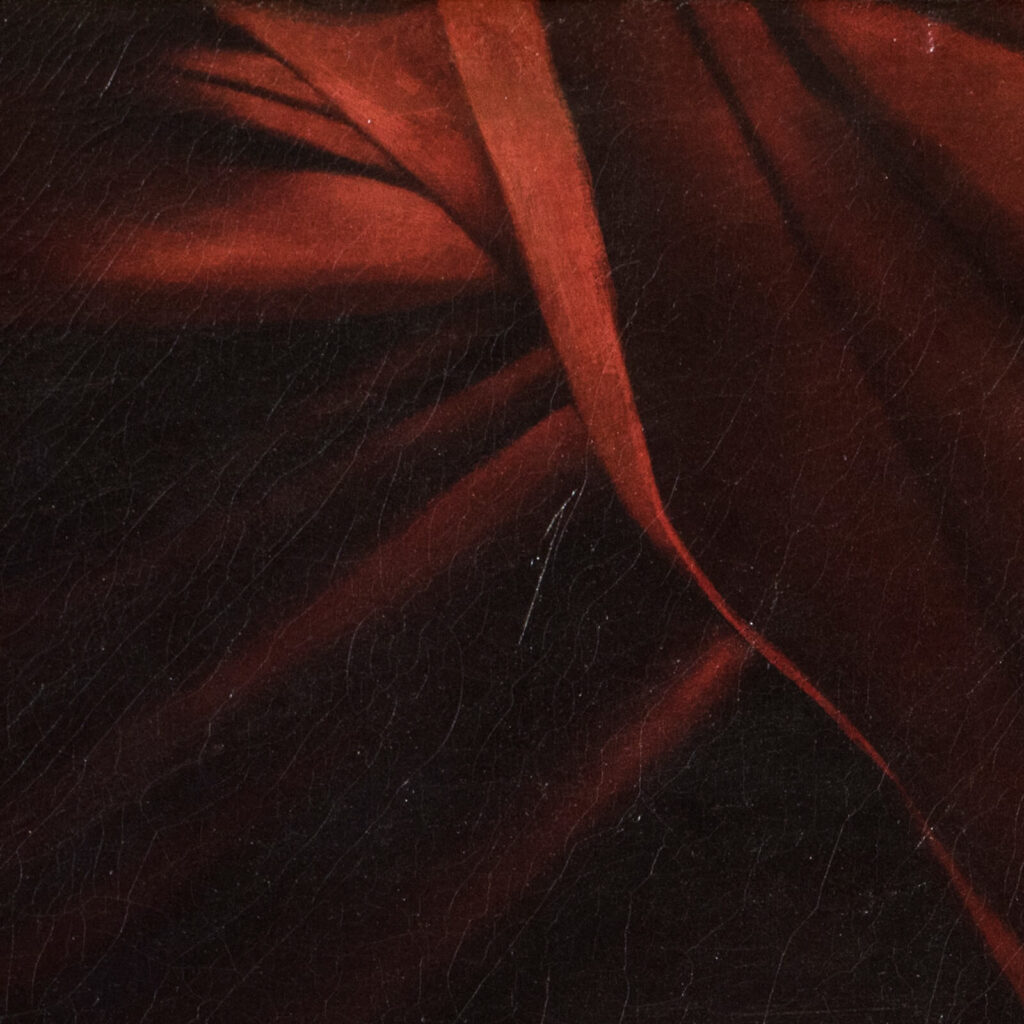 Caravaggio Judith and Holofernes: Caravaggio, Judith and Holofernes, ca. 1598–1602, Galleria Nazionale d’Arte Antica, Palazzo Barberini, Rome, Italy. Detail.
