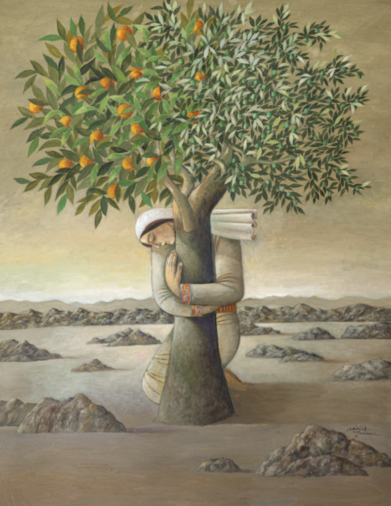 Sliman Mansour: Sliman Mansour, From the River to the Sea, 2021. Al Jazeera.
