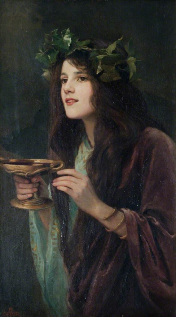 Odyssey in Art: Beatrice Offor, Circe, 1911, Bruce Castle, London, UK.
