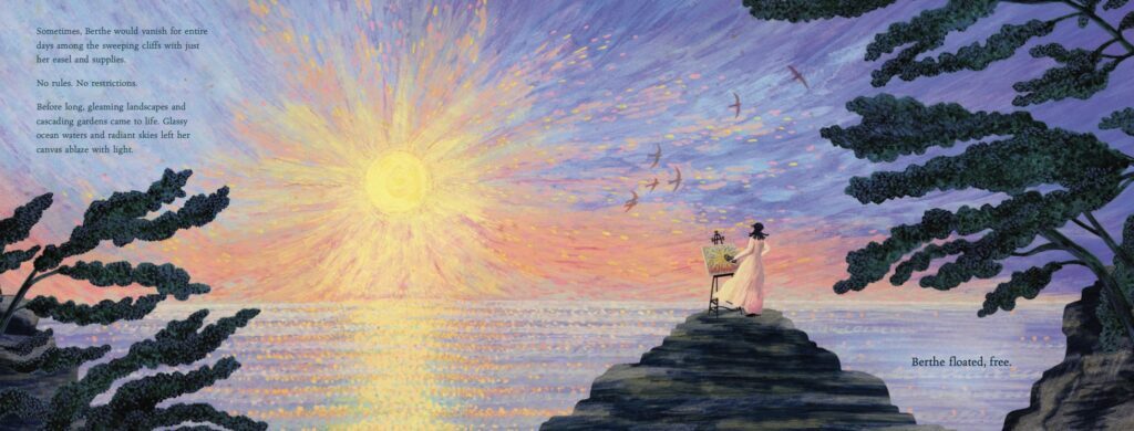 Painting the Light: Illustration of Natalia Iacobelli, Painting the Light, Reycraft Books, 2026. Courtesy of the author.
