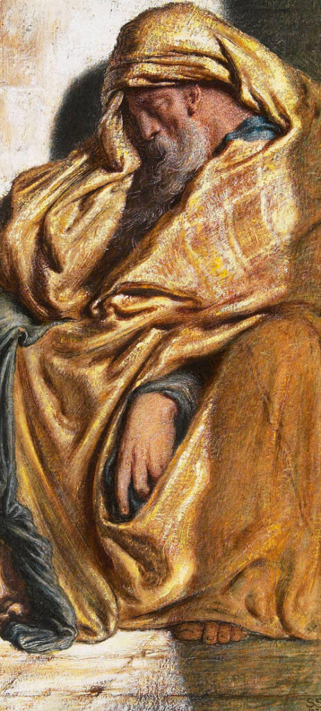 Simeon Solomon: Simeon Solomon, King David Mourning Absalom, 1875, Art Gallery of Hamilton, Hamilton, Canada.
