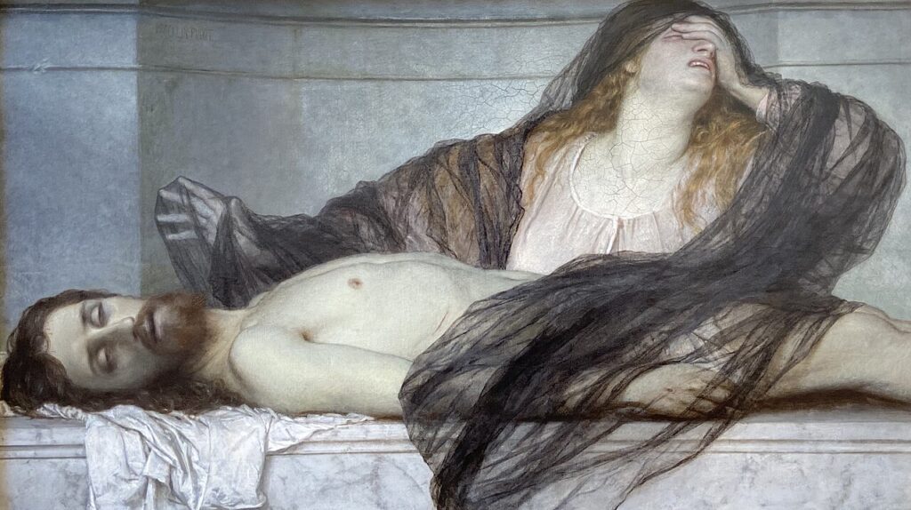 2026 fall exhibitions: Arnold Böcklin, Sorrow of Mary Magdalene at the Body of Christ, 1867, Kunstmuseum Basel, Basel, Switzerland.
