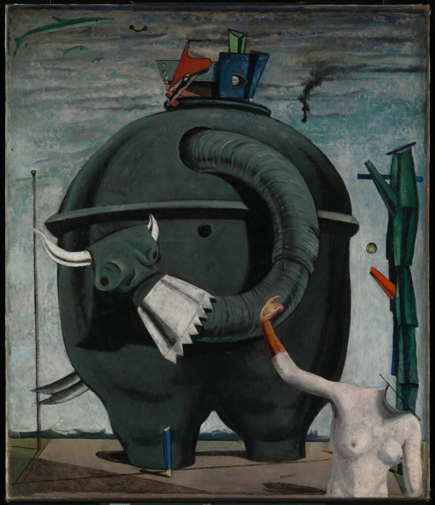 elephants in art: Max Ernst, Celebes, 1921, Tate Modern, London, UK. © ADAGP, Paris and DACS, London 2026.
