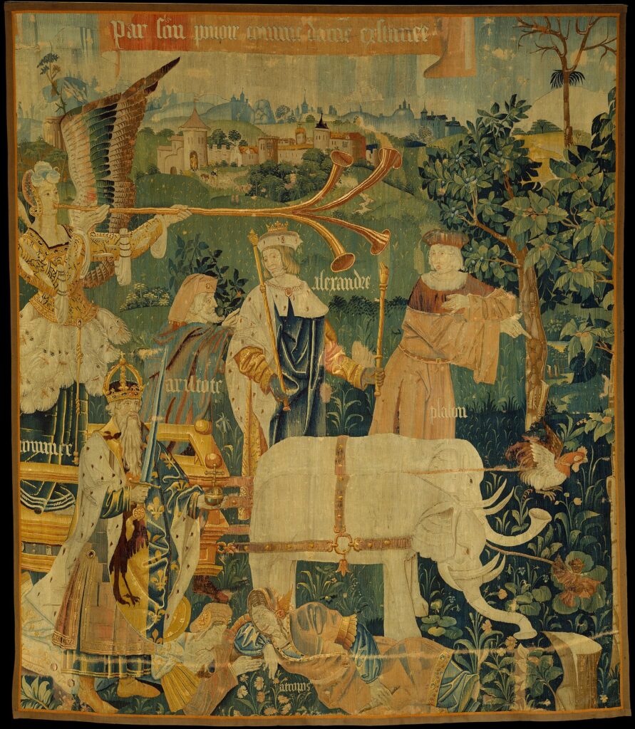 elephants in art: The Triumph of Fame over Death, ca. 1500–1530, Metropolitan Museum of Art, New York City, NY, USA.
